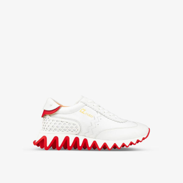 

Кожаные кроссовки Loubishark Donna Christian Louboutin, цвет bianco
