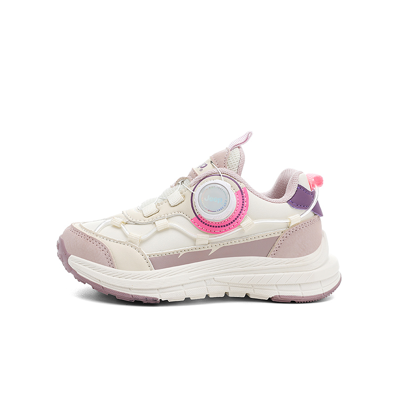 

Jeep Беговые кроссовки Running Collection Lightweight Cushioning Slip Resistant Low top Pink White для детей