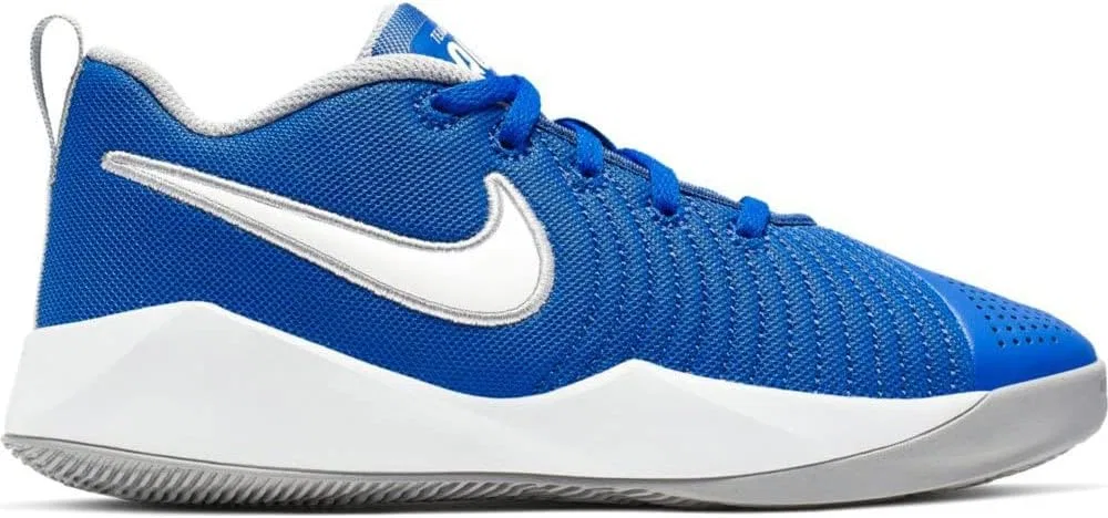 Детские баскетбольные кроссовки Nike Team Hustle Quick 2 (Gs) унисекс, Multicoloured Game Royal White Wolf Grey 400 — фото 2