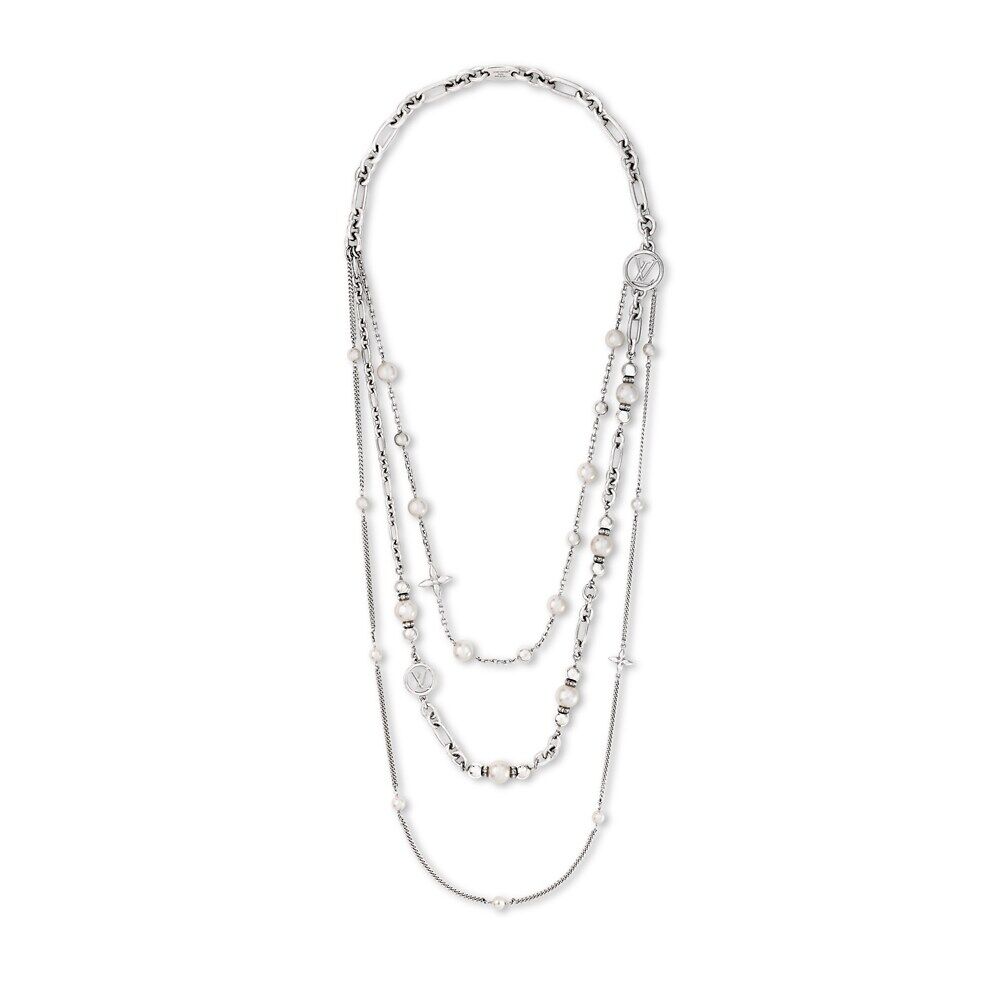 

Midnight Pearl Сотуар Louis Vuitton, серебряный
