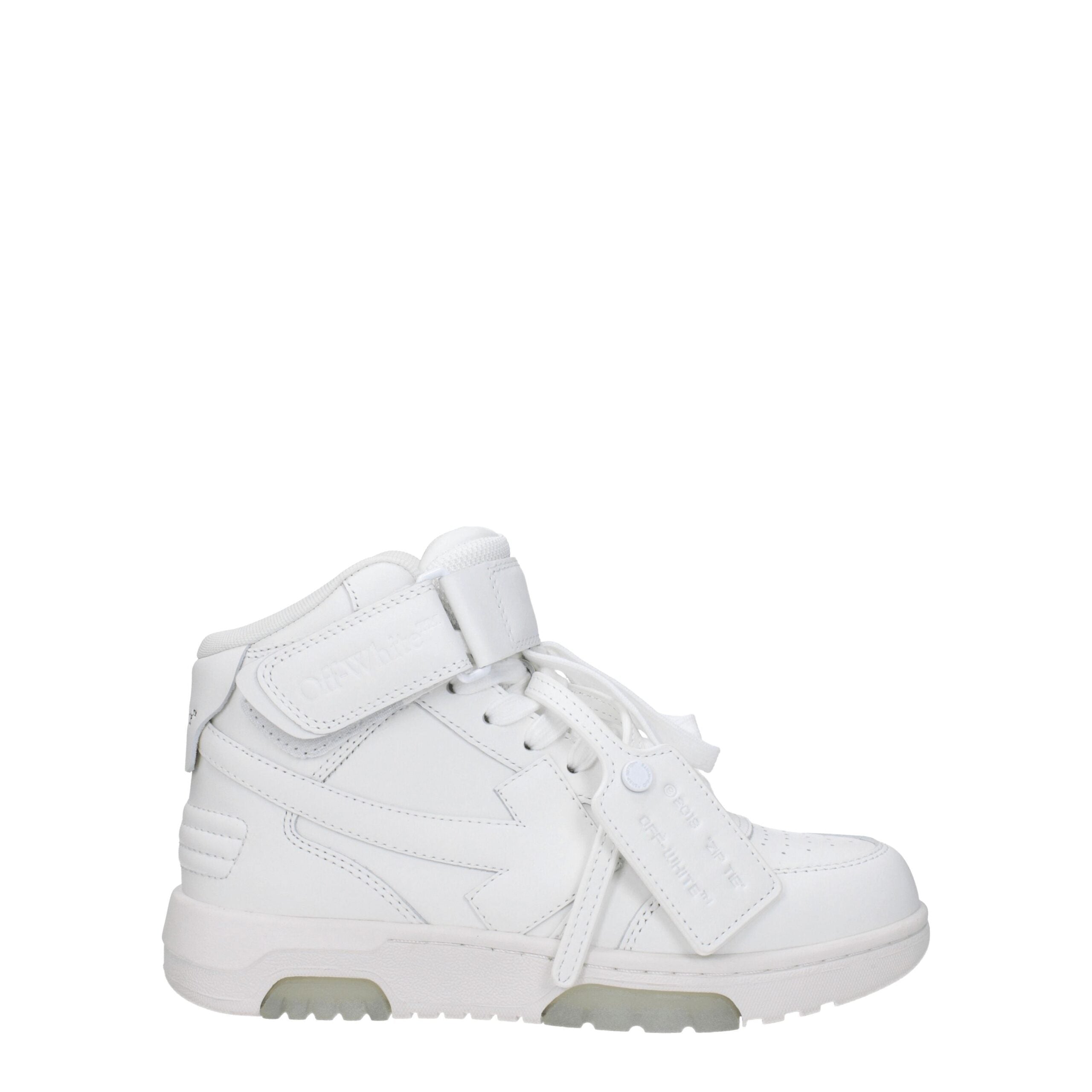 Офф-кожаные женские кроссовки Off-White, белый