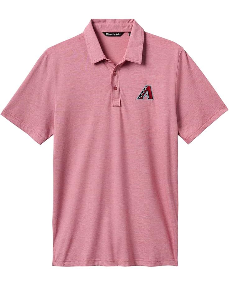 

Поло TravisMathew Arizona Diamondbacks The Zinna Polo, цвет Heather Cardinal