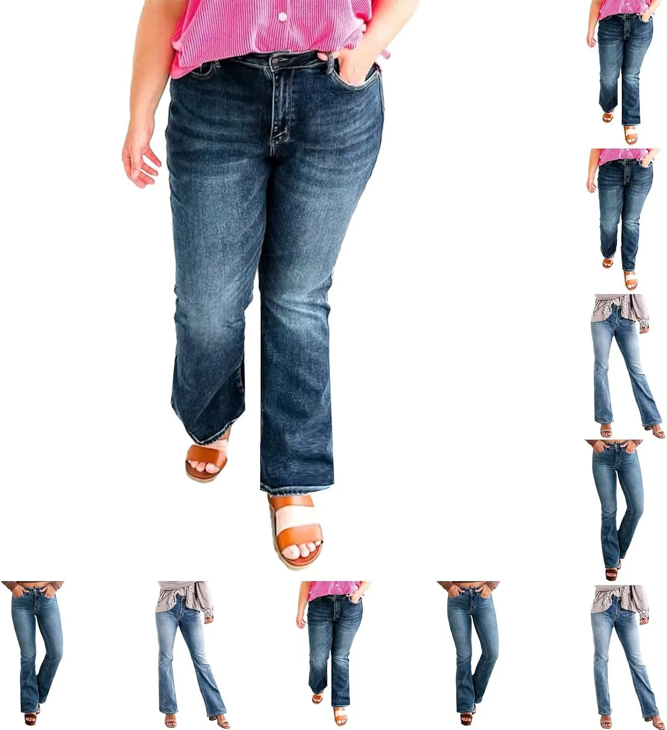 

Джинсы Holy Grail с завышенной талией и эффектом стройности, bootcut Gaexia