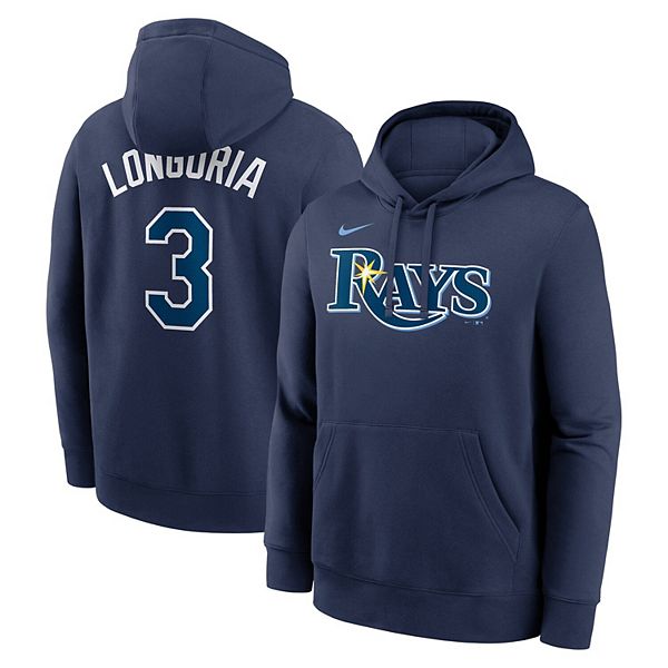 Толстовка с капюшоном Tampa Bay Rays с именем и номером игрока Эвана Лонгории Nike — фото 2