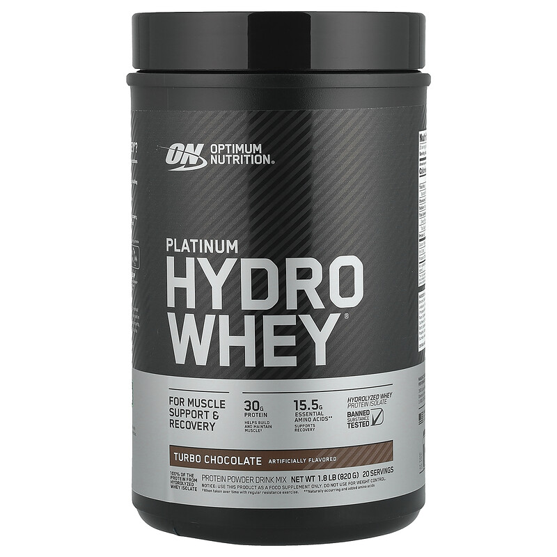 

Optimum Nutrition, Platinum Hydro Whey, турбо-шоколад, 795 г (1,75 фунта)