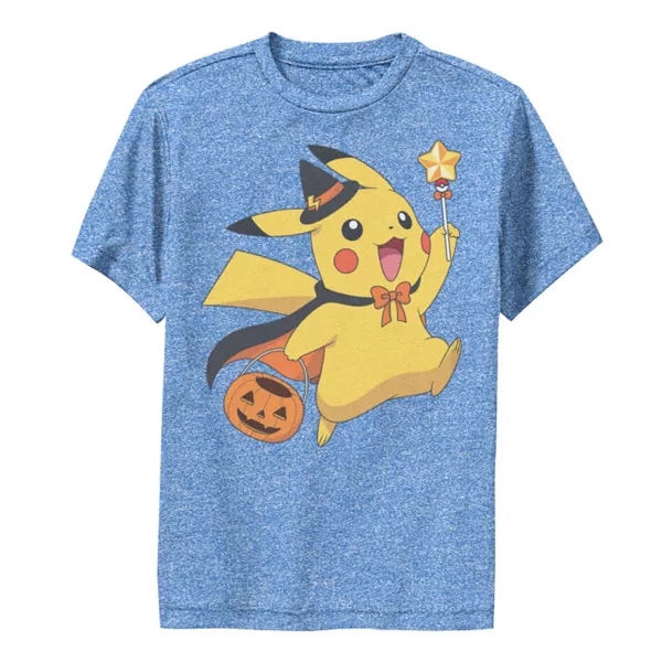 

Футболка для мальчика Pokemon Pikachu "Сладость или гадость" Licensed Character, синий