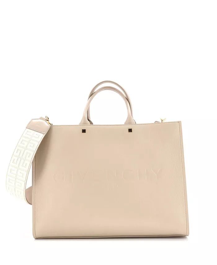 

Кожаная сумка G-Tote среднего размера Pre-Owned Givenchy, коричневый/бежевый