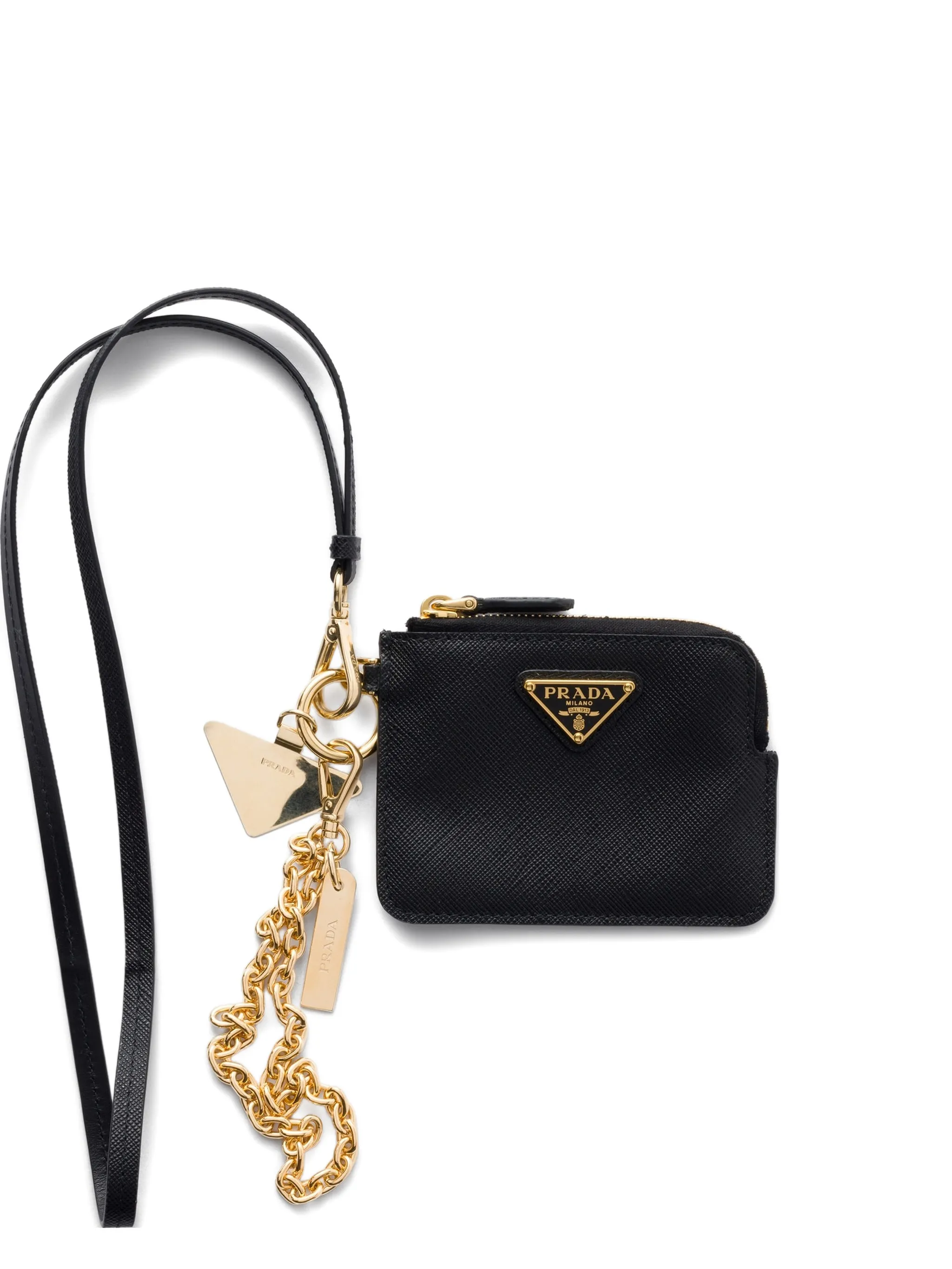 

Кошелек с логотипом Prada, черный