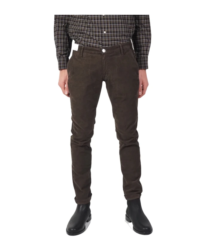 

Мужские бархатные брюки - премиум-класса. Pt Torino, коричневый