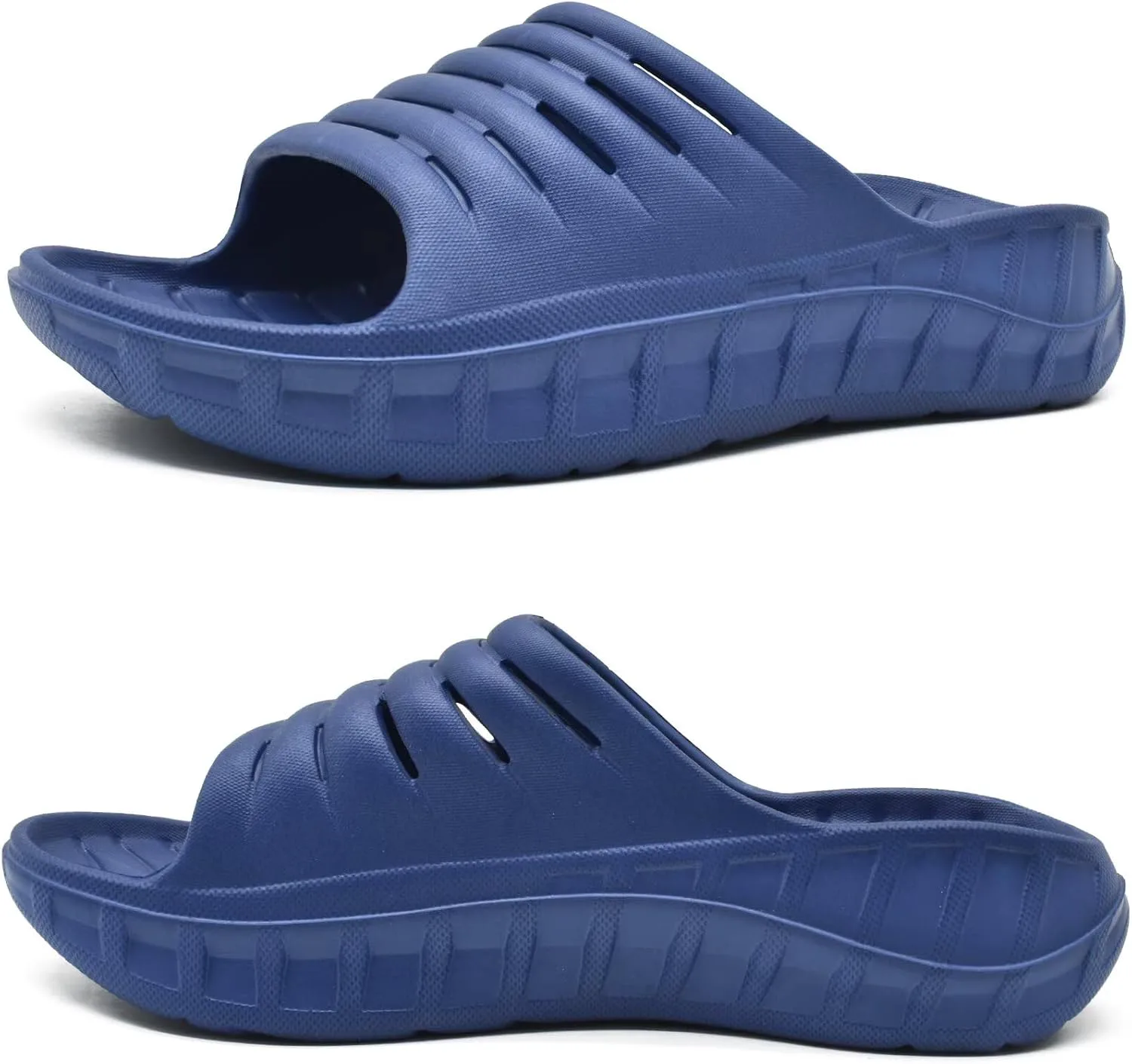 

Мужские ортопедические сандалии KuaiLu с поддержкой свода стопы, амортизацией, открытым носком, синие