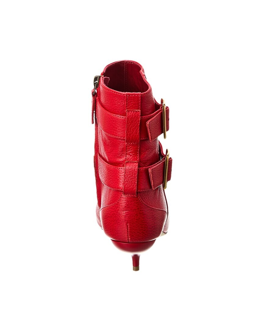 Кожаные ботильоны Manolo Blahnik Alciona 50, красный — фото 2