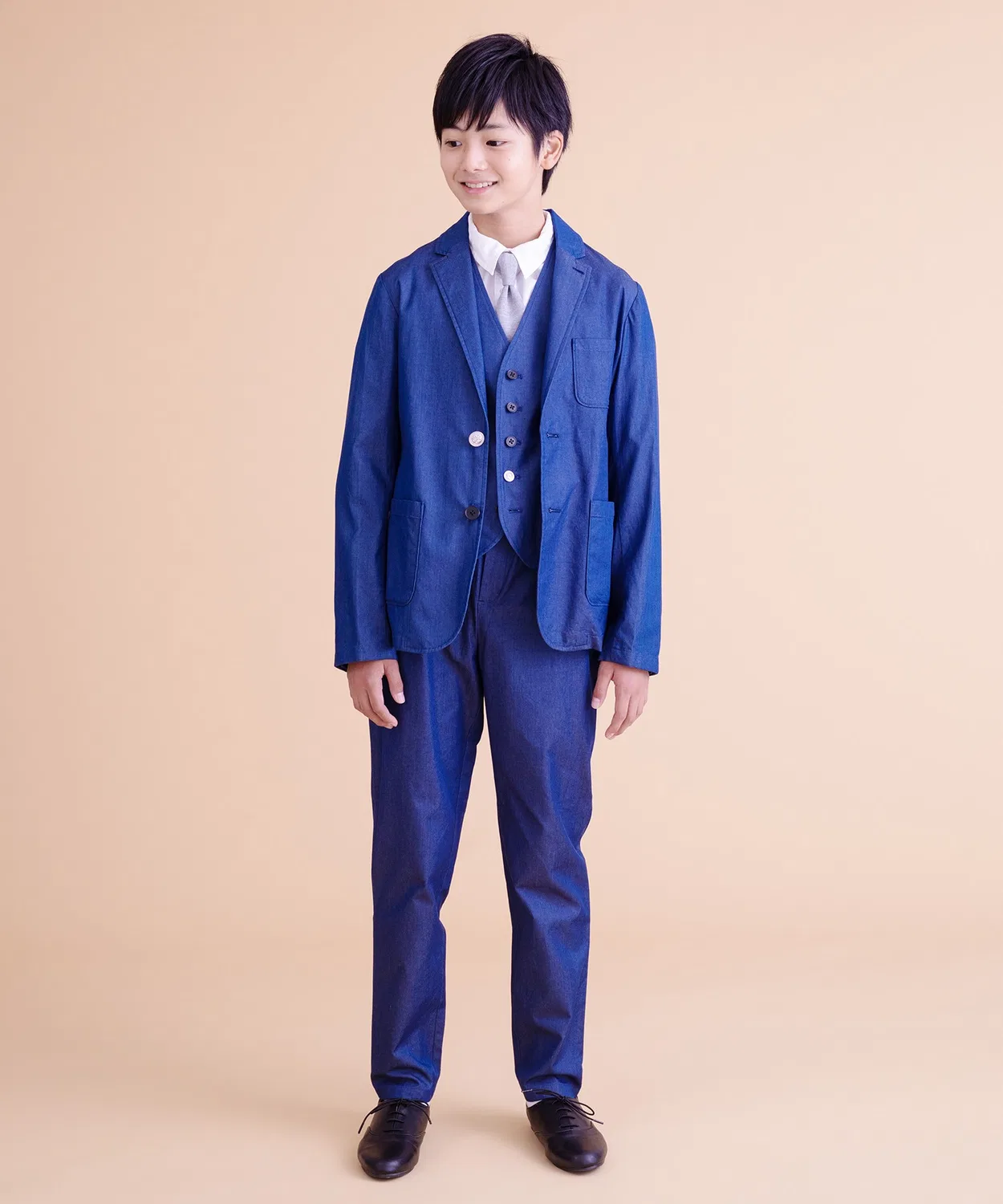 Брюки индиго ARCH&LINE tapered fit, темно-синий — фото 2