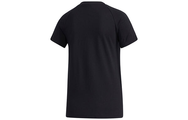 Футболка neo esntl 3s футболка спортивная с коротким рукавом Adidas, черный — фото 2