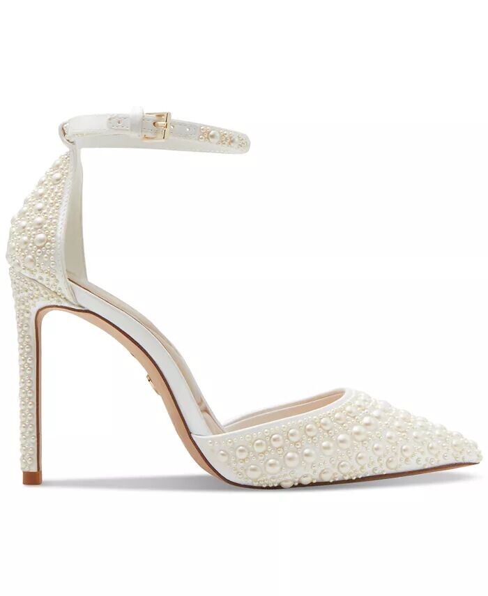 Женские двухсекционные туфли-лодочки Derperla с жемчугом Aldo, белый — фото 2