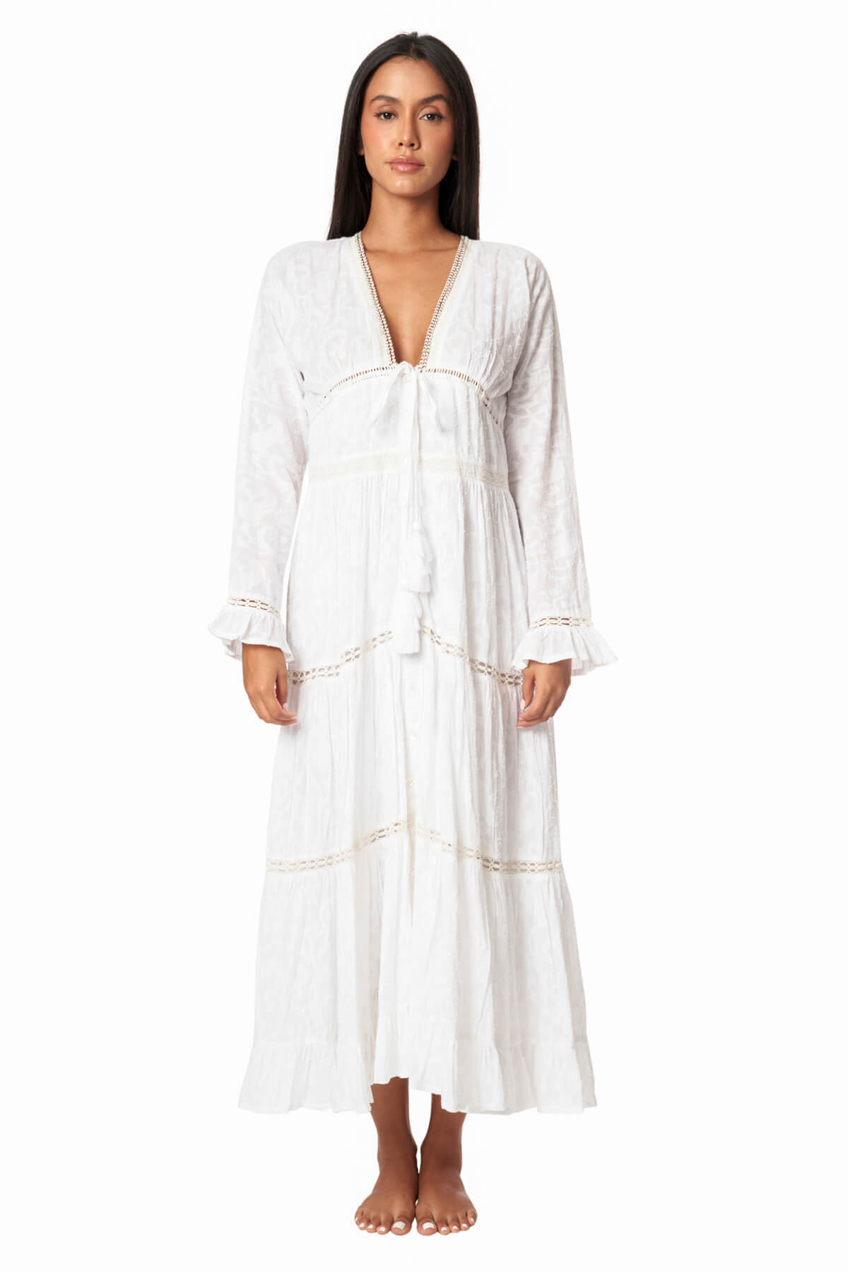 

Платье-макси Florence Tiered La Moda Clothing