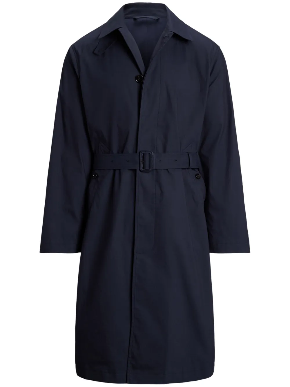 

Шерстяной тренч Ralph Lauren Purple Label, синий