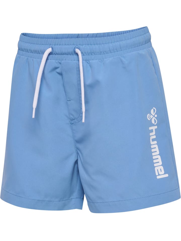 Hummel Пляжные шорты с регулируемой талией Hmlbondi Lifestyle для мальчиков, цвет «лишайниково-синий» — фото 4