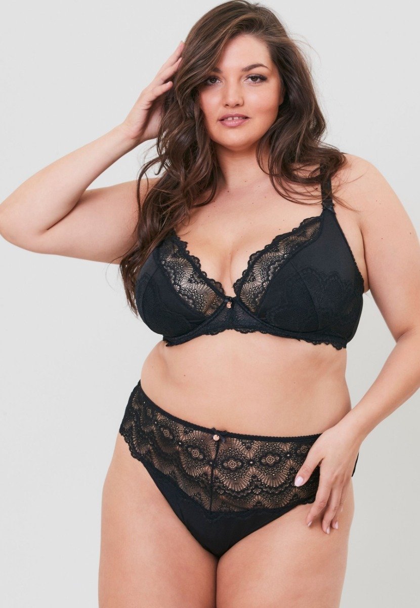 

Бюстгальтер на косточках Oola Lingerie, черный