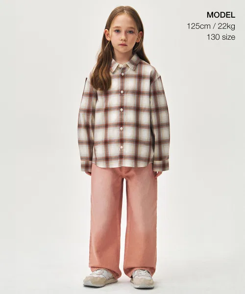 Детская рубашка MUSINSA STANDARD KIDS с длинным рукавом — фото 2