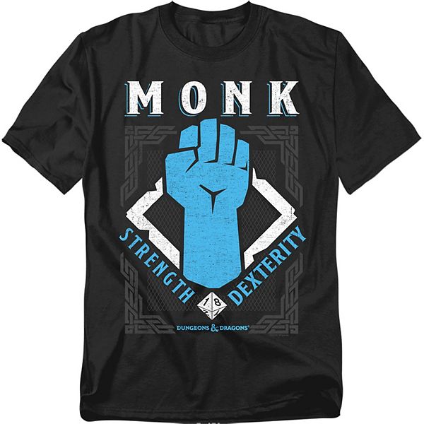 

Футболка Big & Tall с принтом Dungeons and Dragons Monk Strength Licensed Character