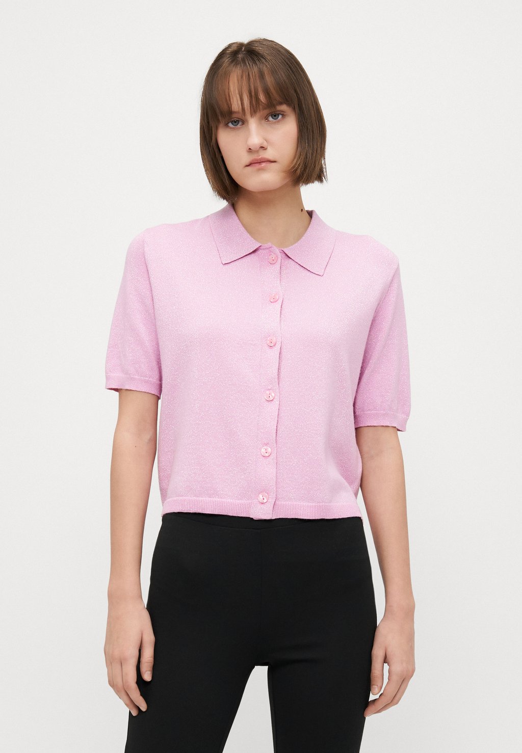 

Блузка на пуговицах VMHAPPYSHINE Vero Moda Tall, розовый