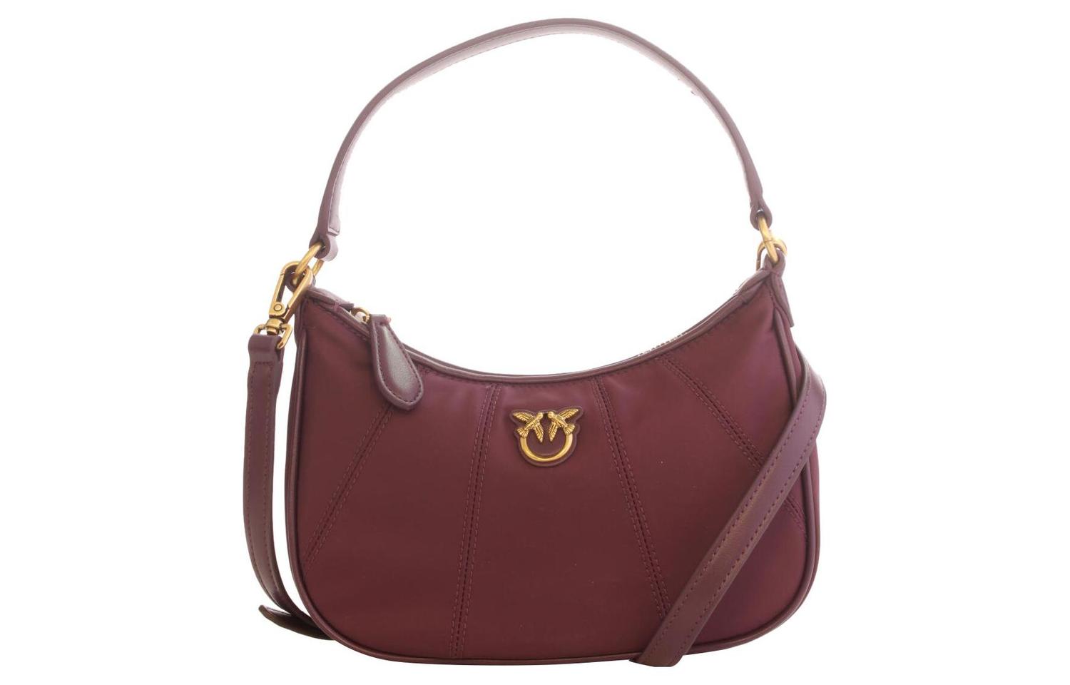 

PINKO Полиэстер портативная сумка кроссбоди, мини плечевая сумка women's purple