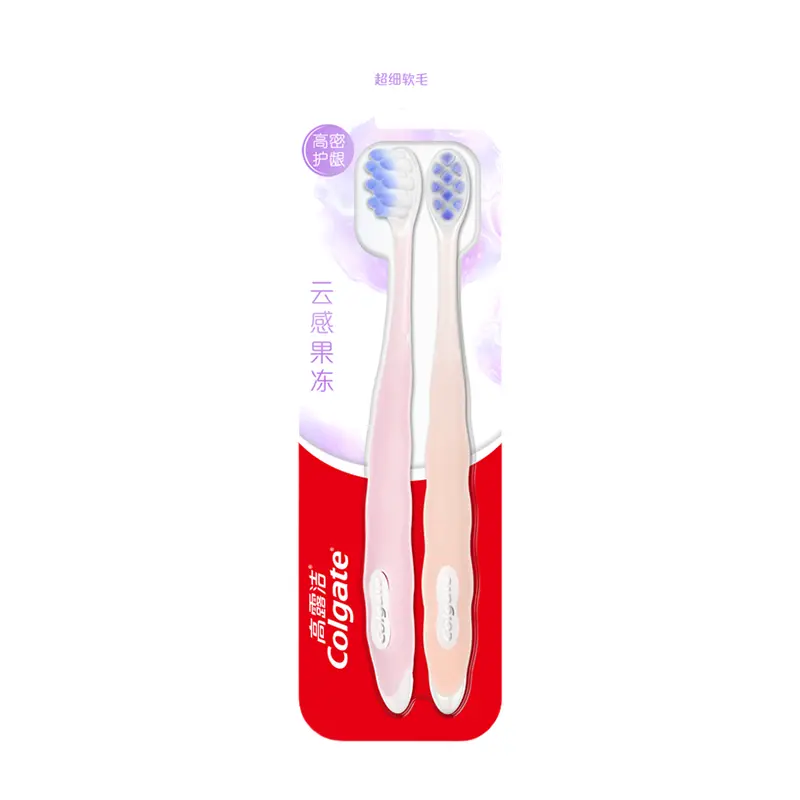 Зубная щетка Colgate Soft Jelly Velvet с мягкой щетиной, 2 шт — фото 2