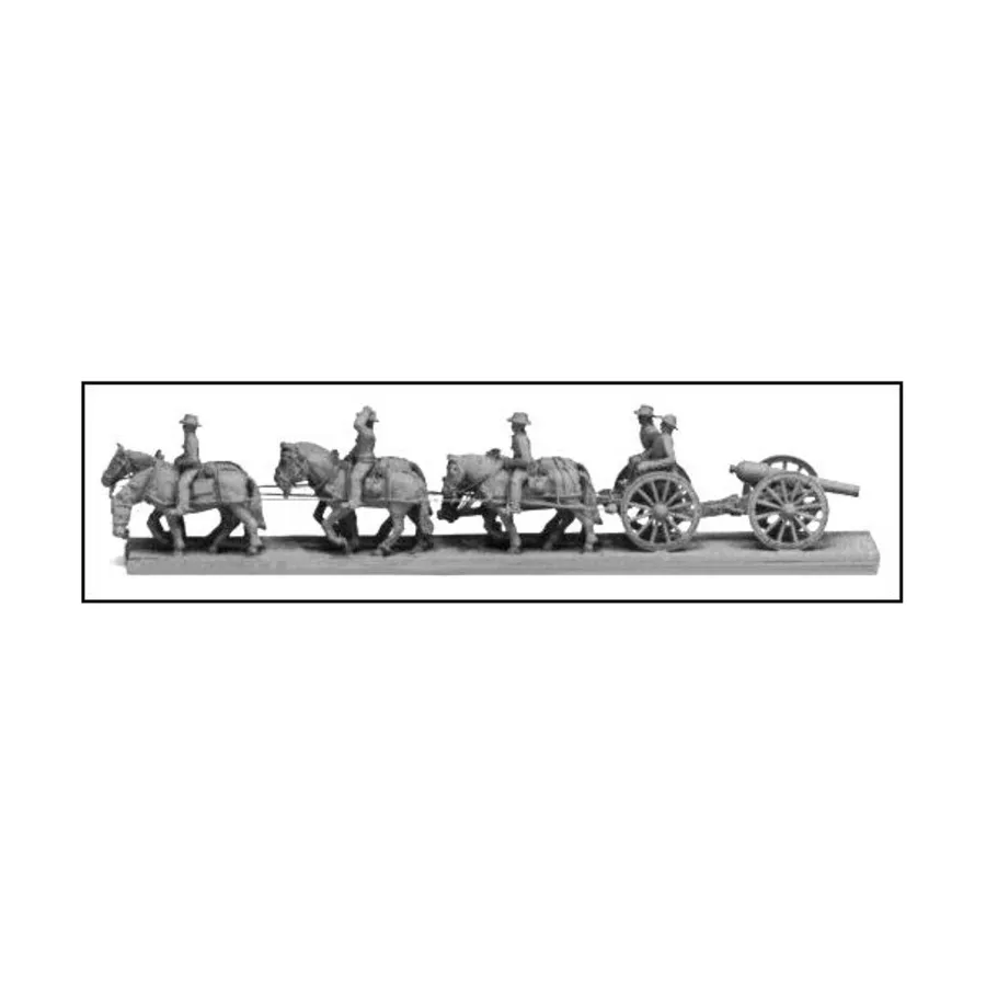 

Кессон с райдерами - США, Micro Force American Civil War Figures - Limbered Artillery (10mm)