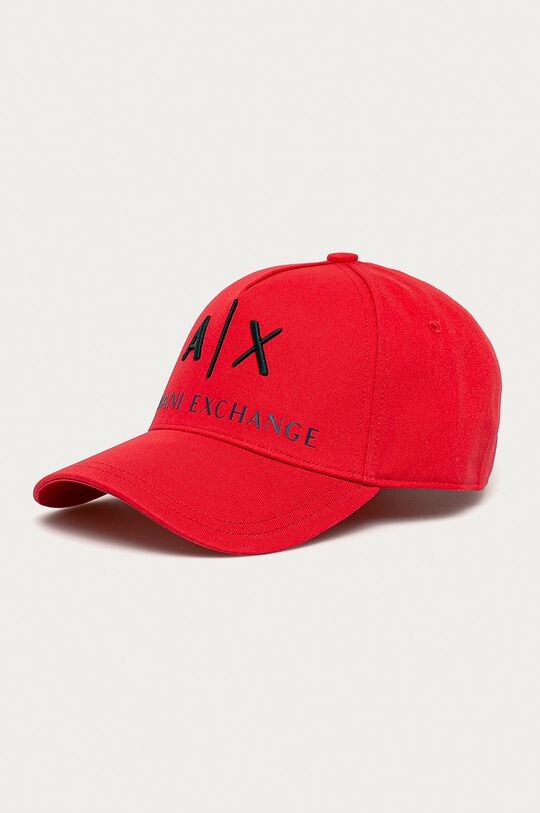 

Шапка Armani Exchange, красный