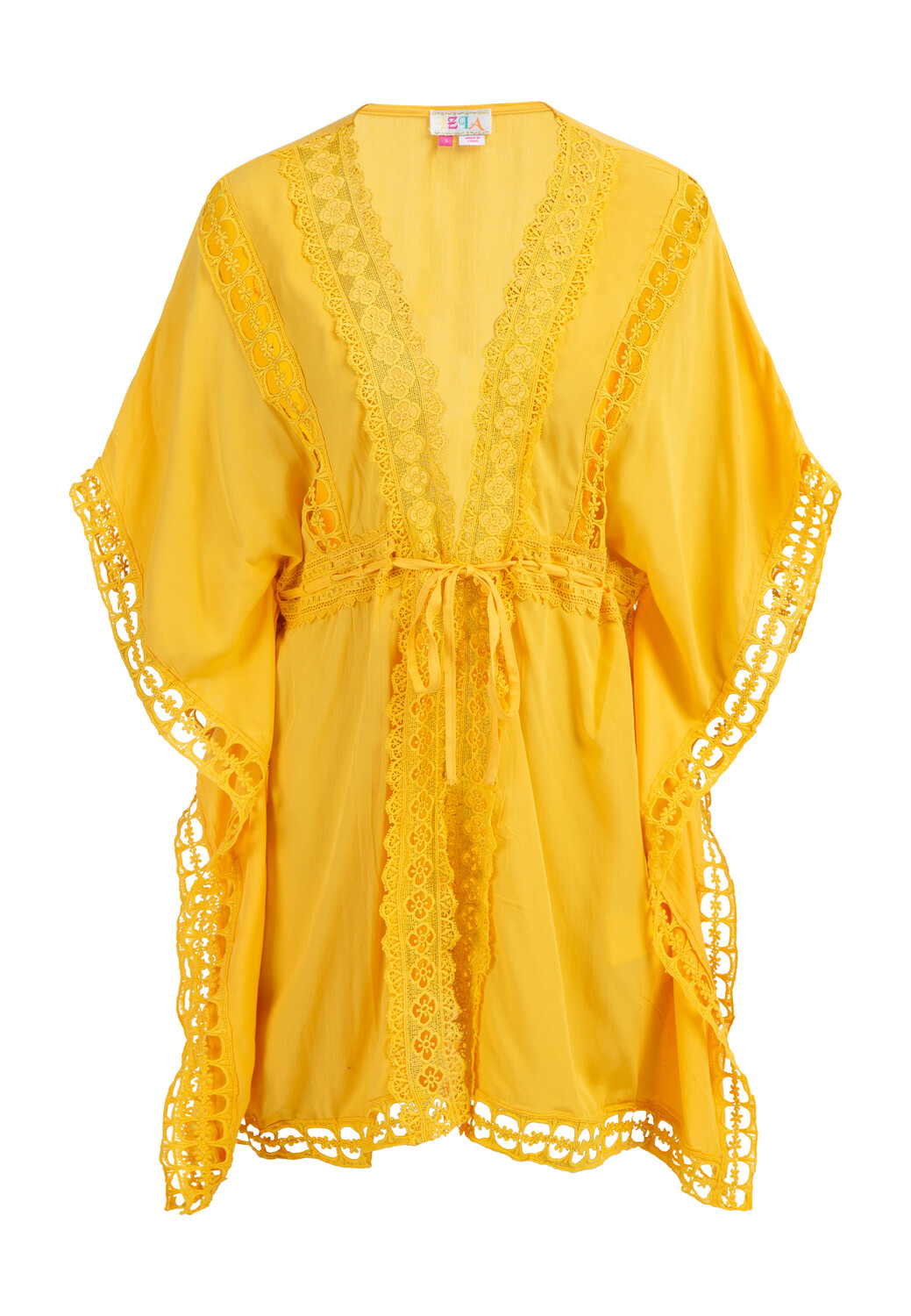 

Платье IZIA Kimono Mit Lochspitze, желтый