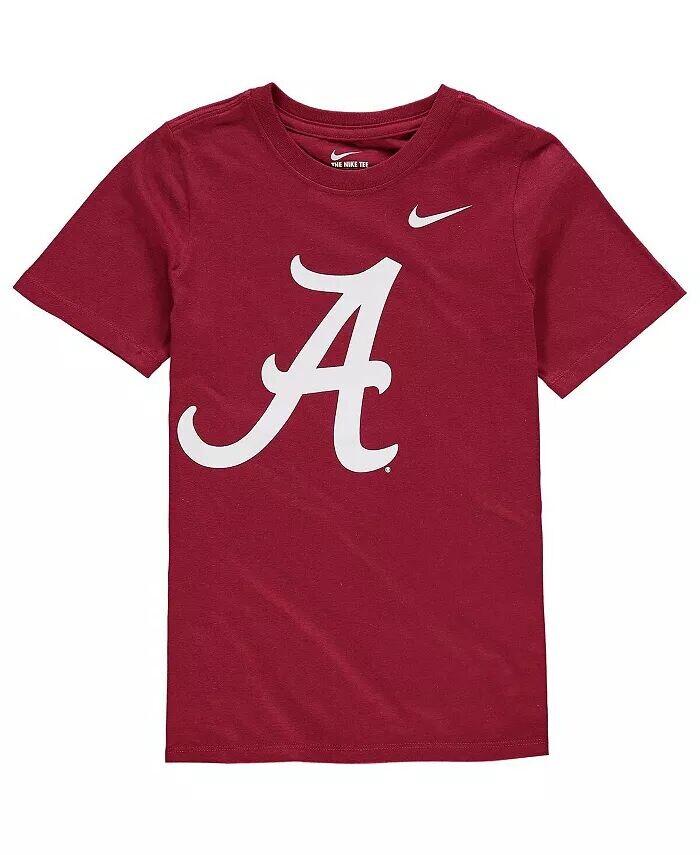 

Хлопковая футболка с логотипом Big Boys Crimson Alabama Crimson Tide Nike, красный