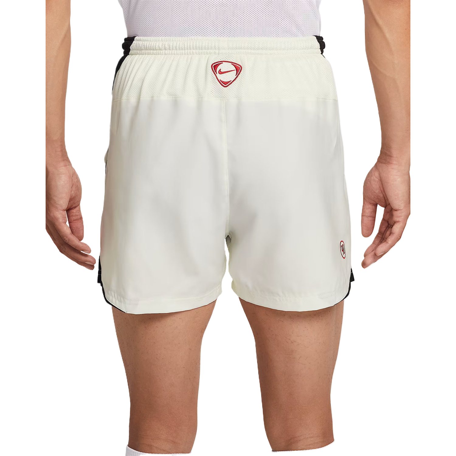 Футболка Total 90 SS25 Soccer Bottom Men's Nike, белый/черный/красный — фото 2