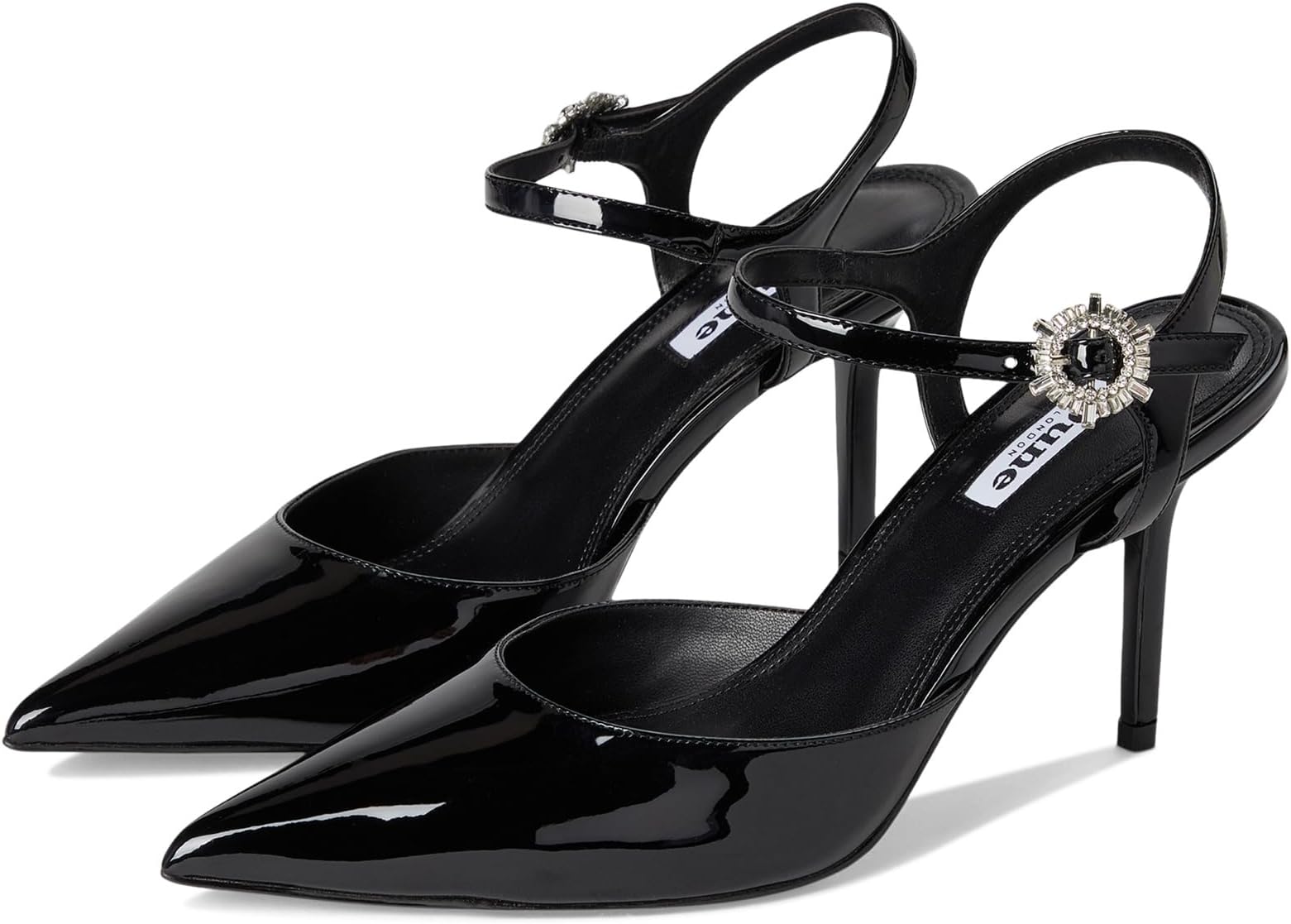 Туфли Dune London Channel, цвет Black Patent