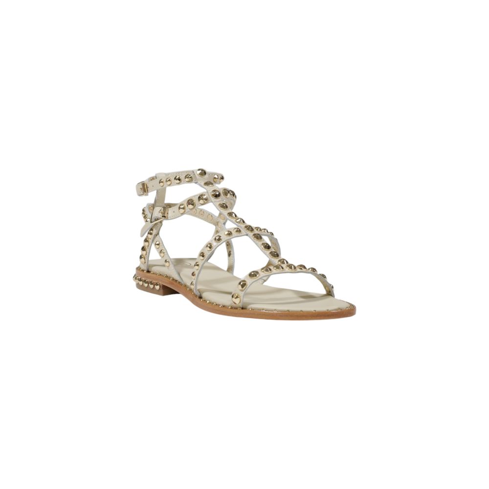 Бежевые кожаные сандалии Ash, бежевый — фото 2