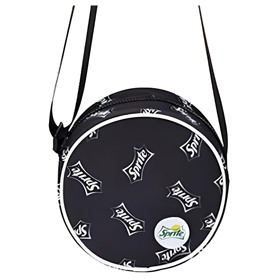 

ANTA Сумка через плечо Sprite Collaboration 150D из искусственной ткани Memory Fabric, обычная, унисекс, черная