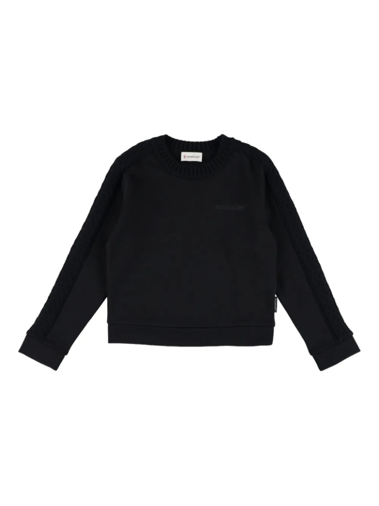 

Moncler Enfant спортивный костюм с косичками, черный