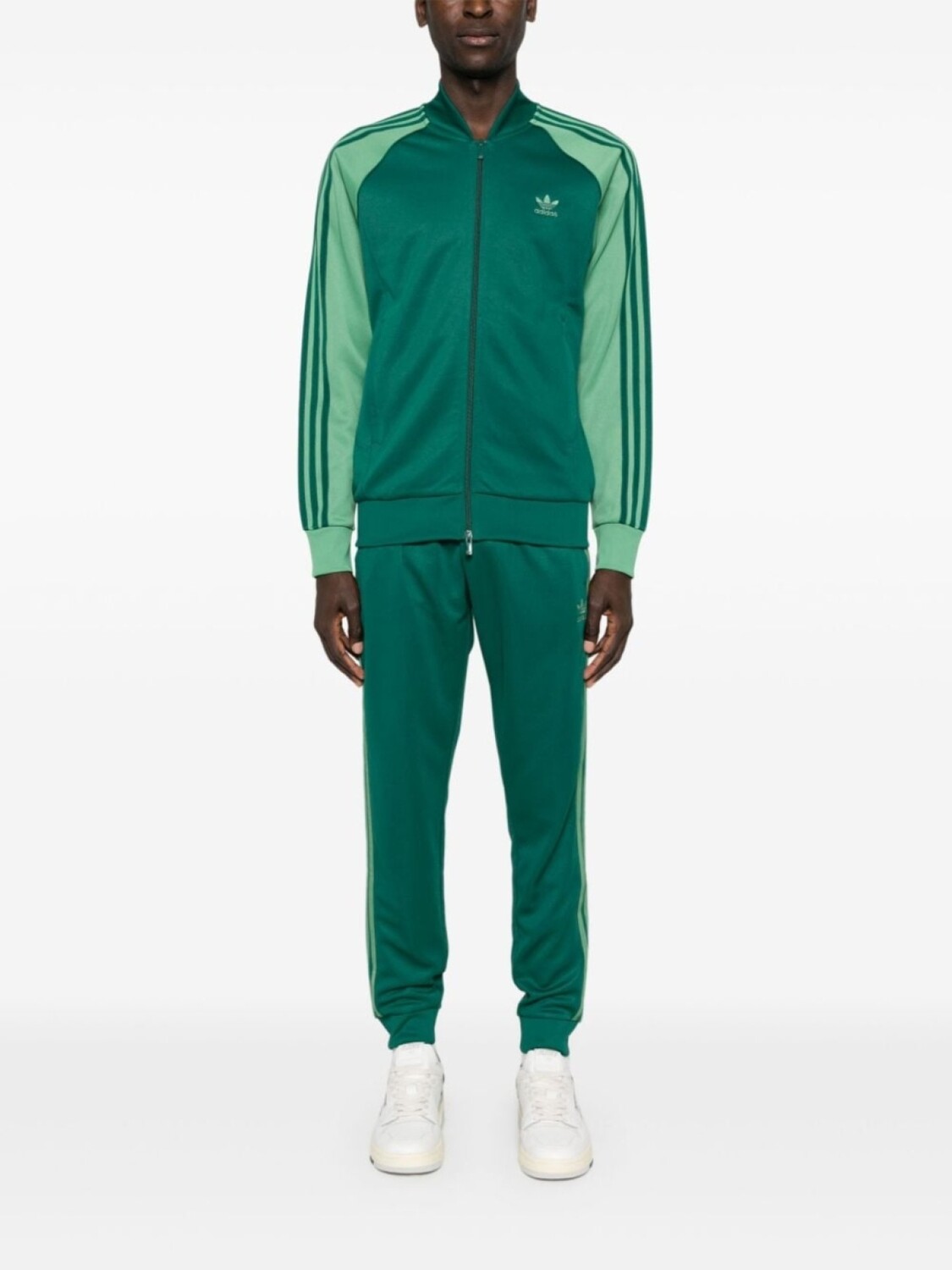 

Adidas спортивные брюки с полосками 3-Stripes, зеленый