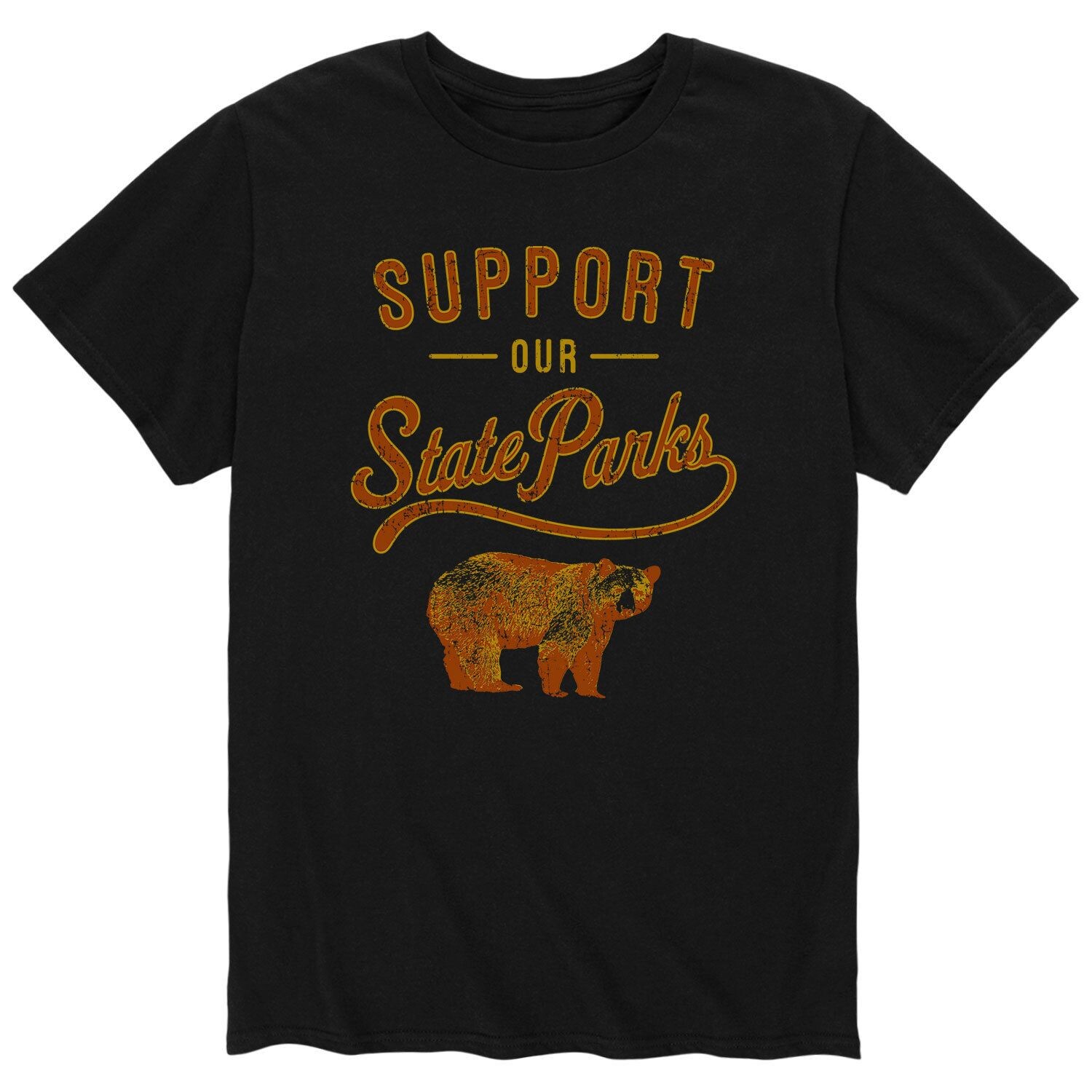 

Мужская футболка Support Our State Parks Licensed Character