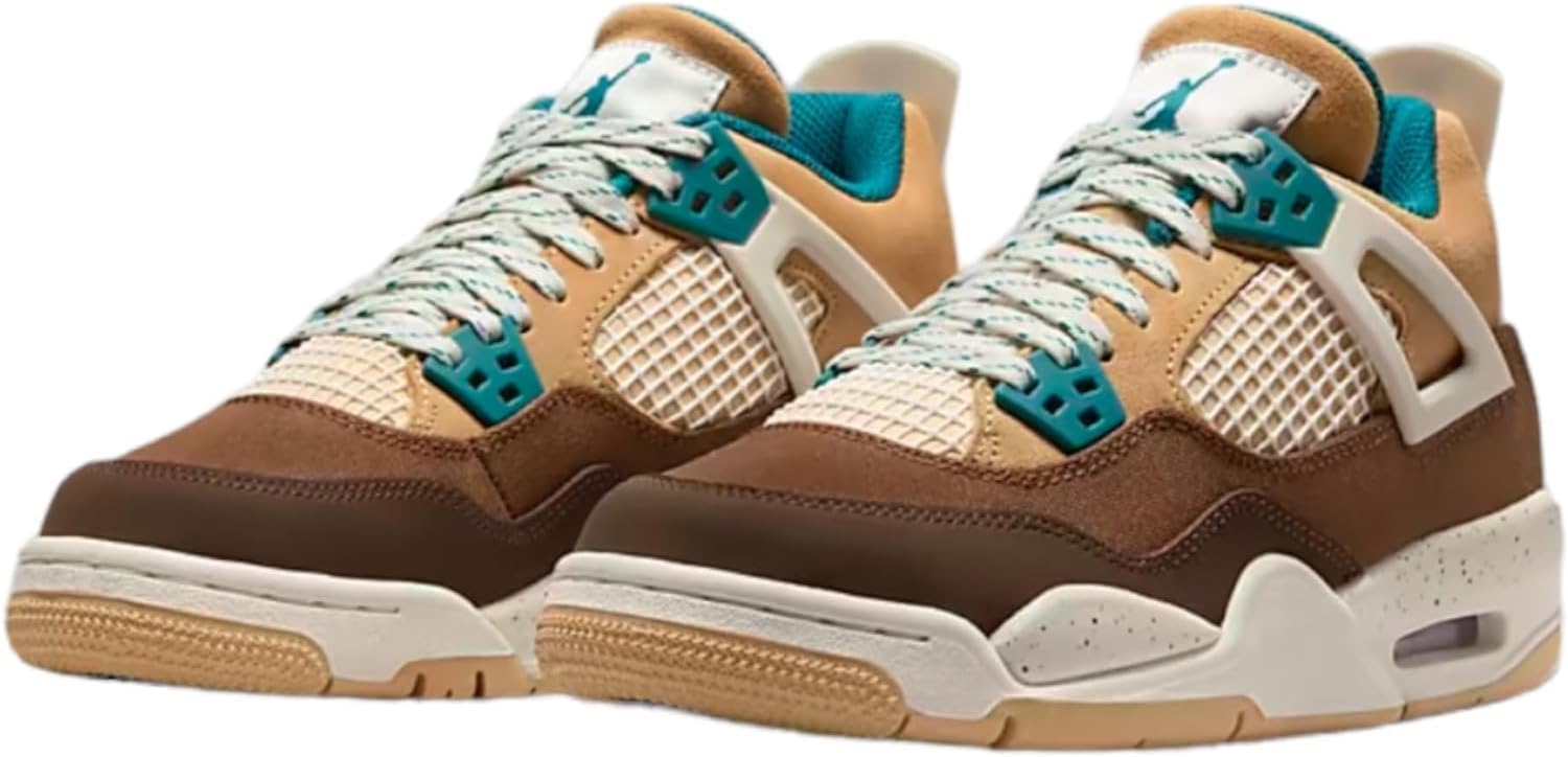 Мужские кроссовки Nike Jordan 4 Retro, размер, бирюзовый — фото 3