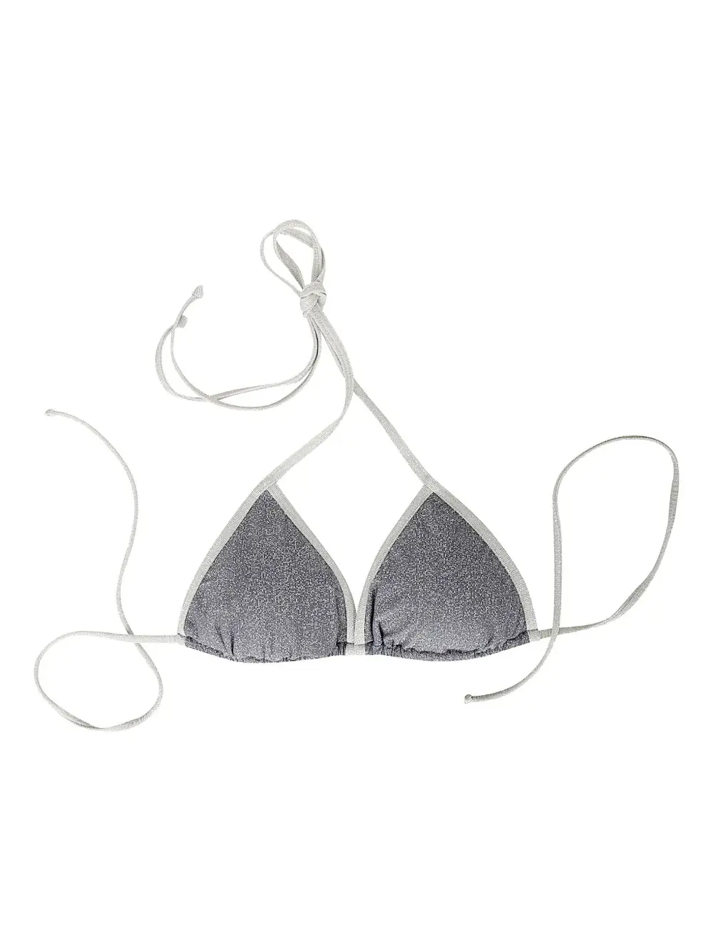 

Топ бикини с треугольными чашками Mc2 Saint Barth, серый