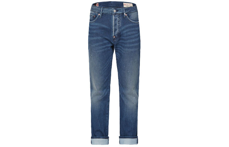

Джинсы мужские деним синие Evisu, синий