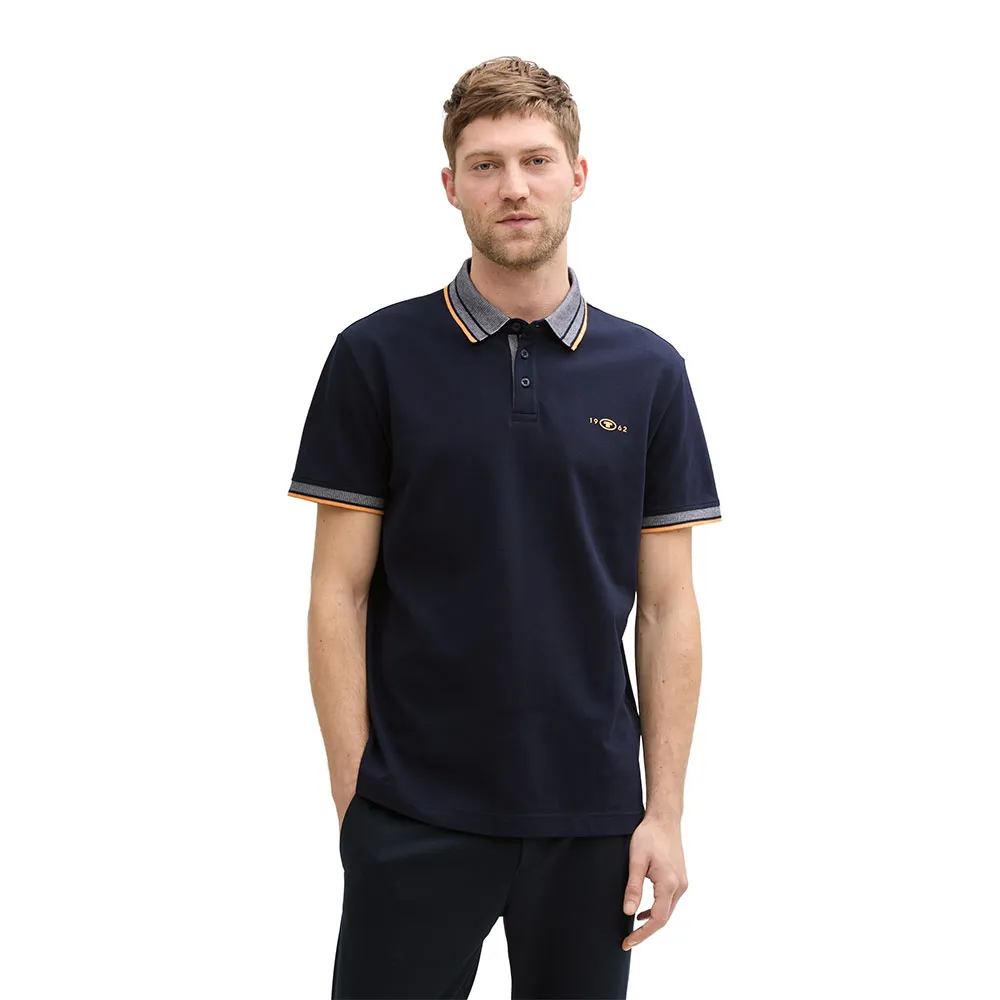 

Поло с коротким рукавом Tom Tailor Print, синий