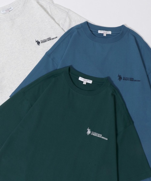 

U.S. POLO ASSN. Футболка с коротким рукавом, с вышитым логотипом, US POLO ASSN, темно-зеленый