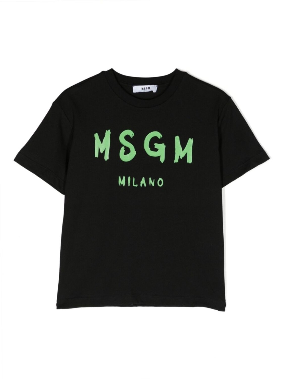 

MSGM Kids футболка с логотипом, черный