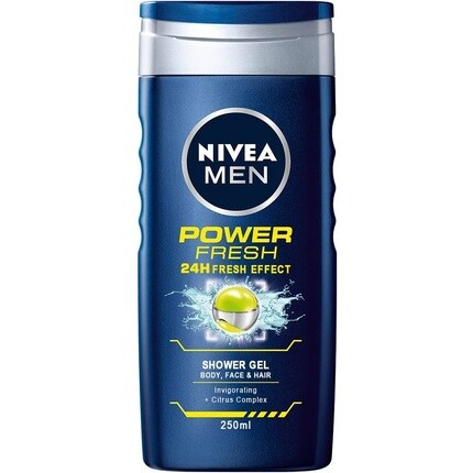 

Гель для душа Men Power Refresh 250 мл с ароматом ментола, Nivea