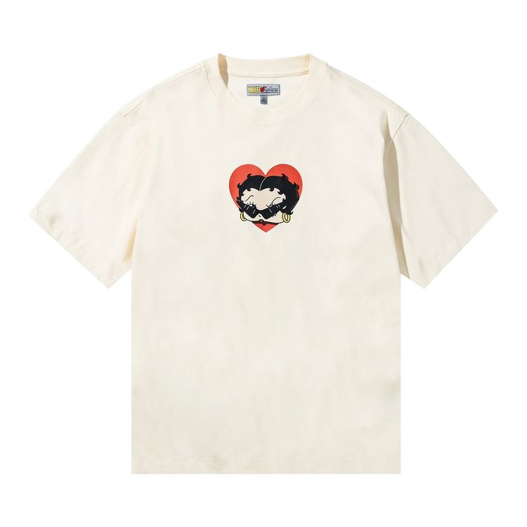 

Футболка Market x Betty Boop Sweetheart T-Shirt 'Butter Cream', кремовый