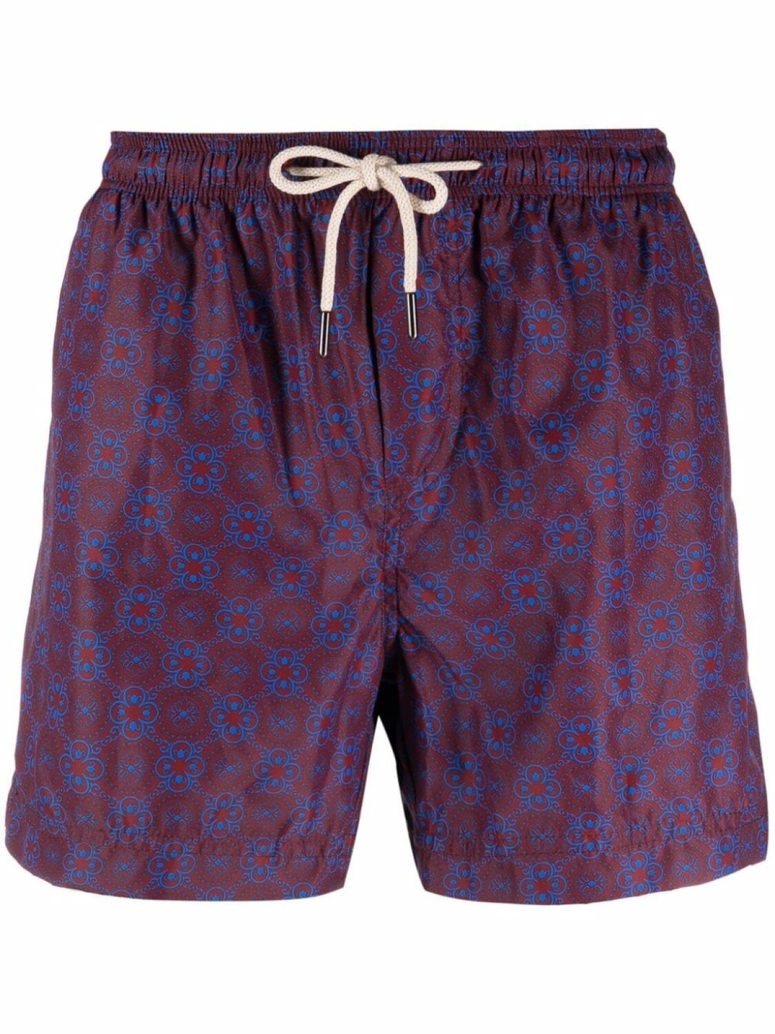 

PENINSULA SWIMWEAR плавки-шорты с геометричным узором, красный