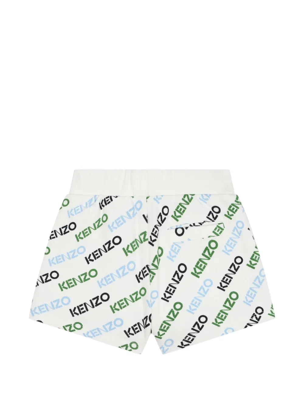 Шорты с бермудским рисунком Kenzo Kids, нейтральный — фото 2
