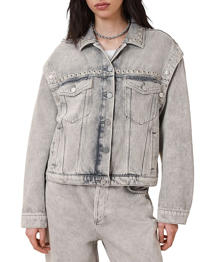 

Куртка Chloe с шипами ALLSAINTS, серый