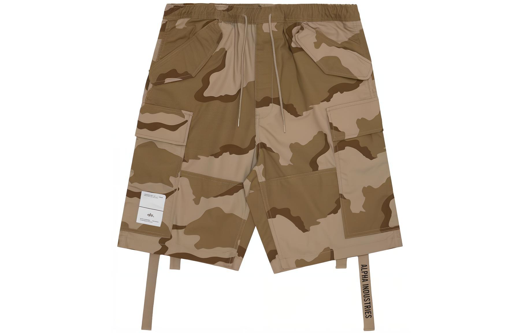 

Повседневные шорты мужские Alpha Industries, камуфляж